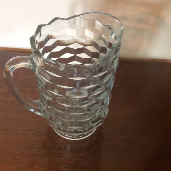 American Fostoria Whitehall Cubist Pitcher - Picture 2 of 4